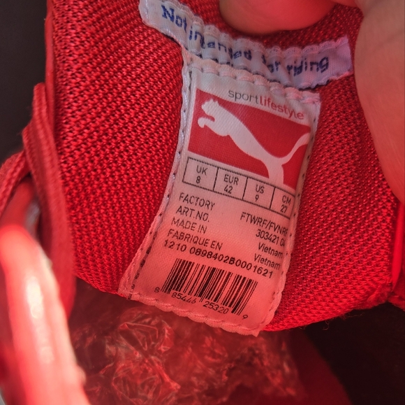 PUMA DUCATI SNEAKERS RED SIZE 9  MEN US - Picture 7 of 10